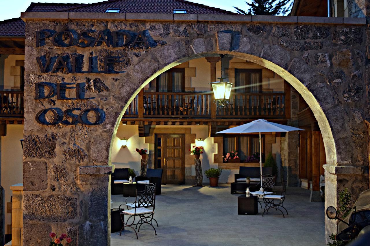 Posada Valle Del Oso Lerones Bagian luar foto